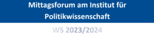 Read more about the article Neues Programm des Mittagsforums WiSe 23/24