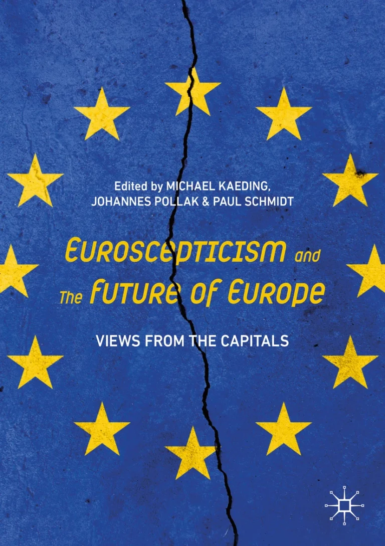 Cover von dem Sammelband mit dem Titel Euroscepticism and the Future of Europe: Views from the Capitals