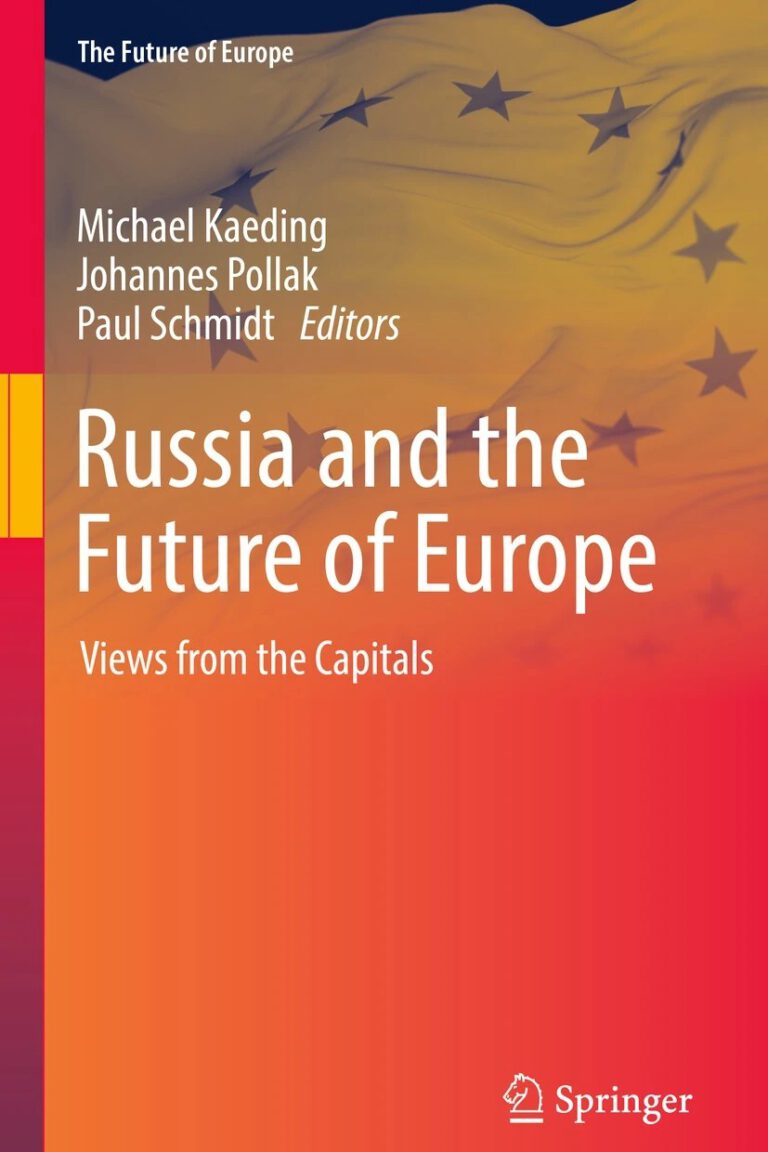 Cover vom Sammelband mit dem Titel Russia and the Future of Europe: Views from the Capitals
